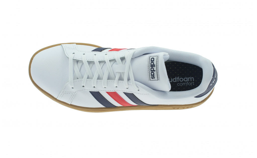 adidas GRAND COURT blanc bleu rouge