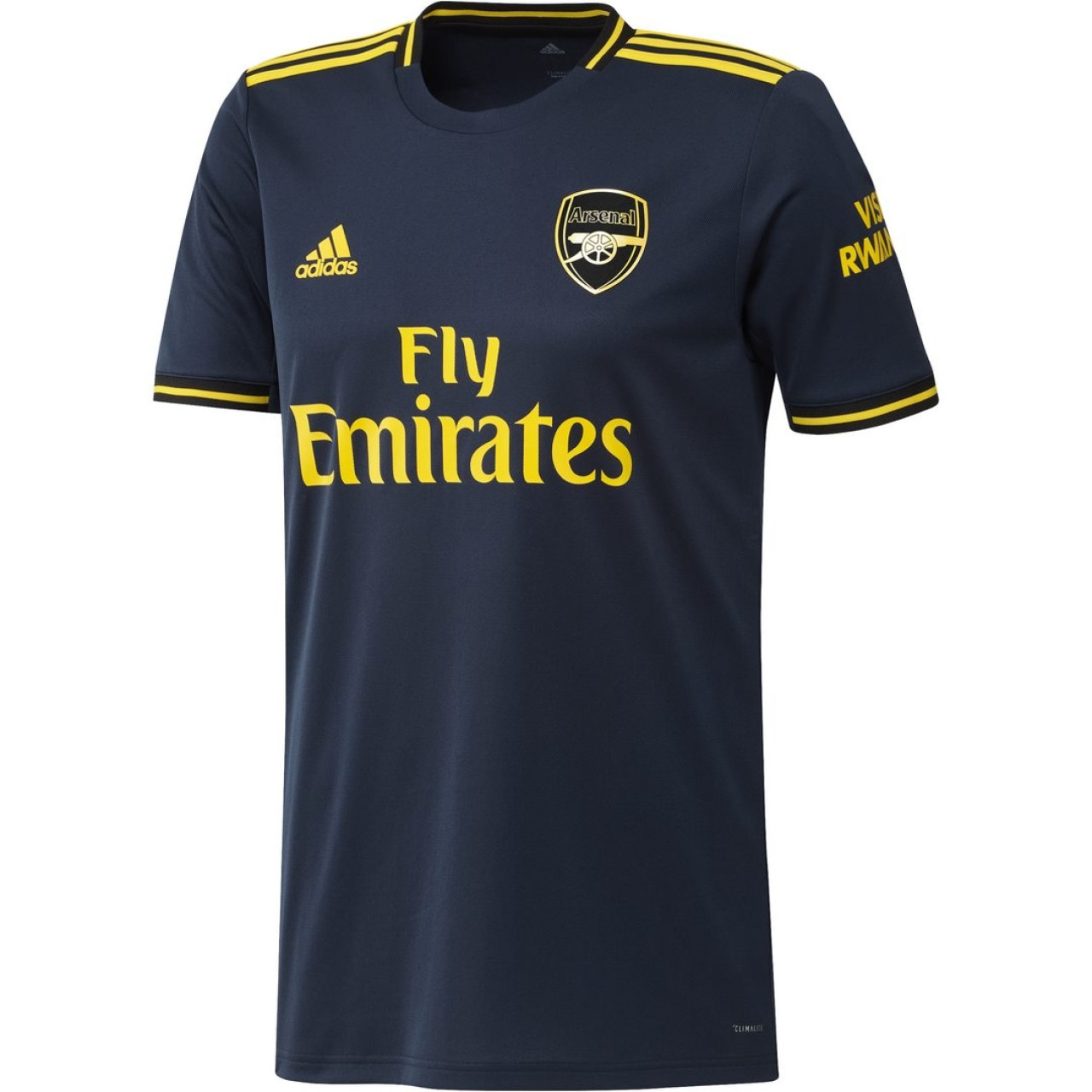 Arsenal: Jaune vif, noir et bleu, le maillot extérieur des Gunners est sorti