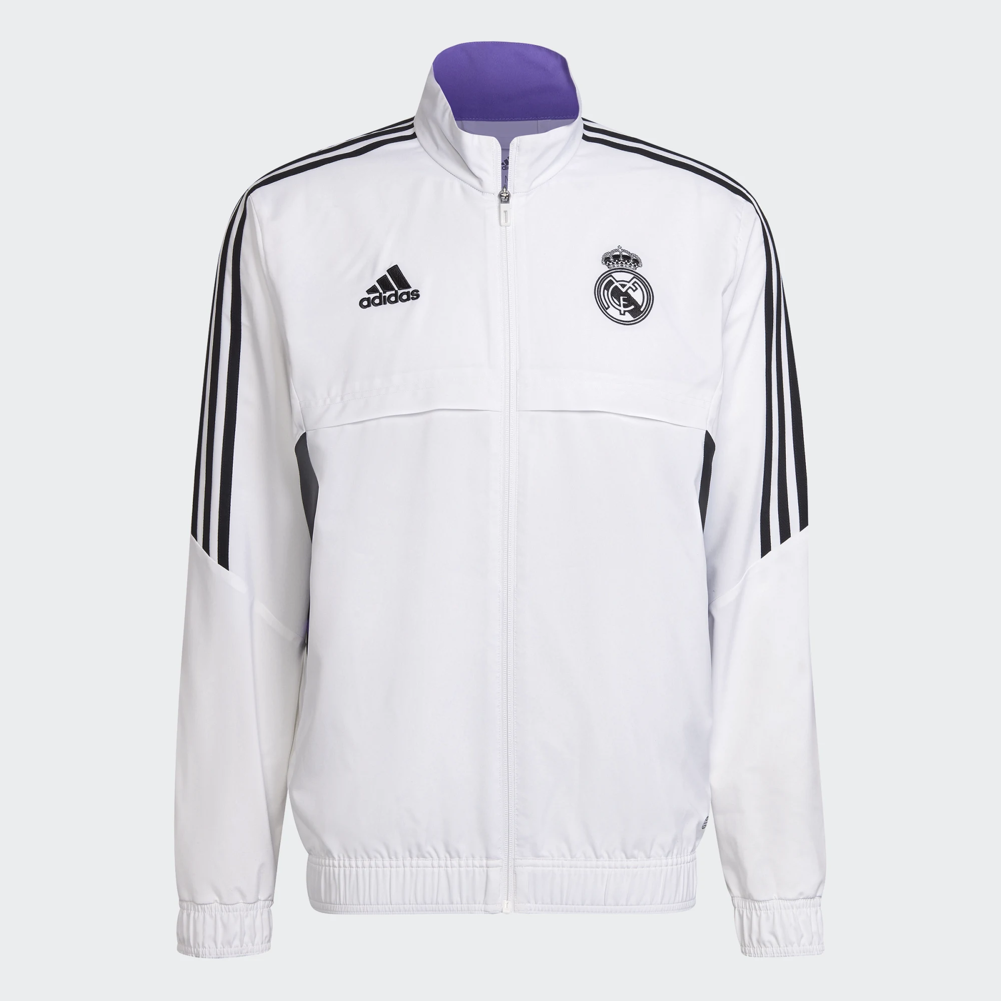 adidas VESTE REAL MADRID 2022/23 BLANC - SportPalais.com