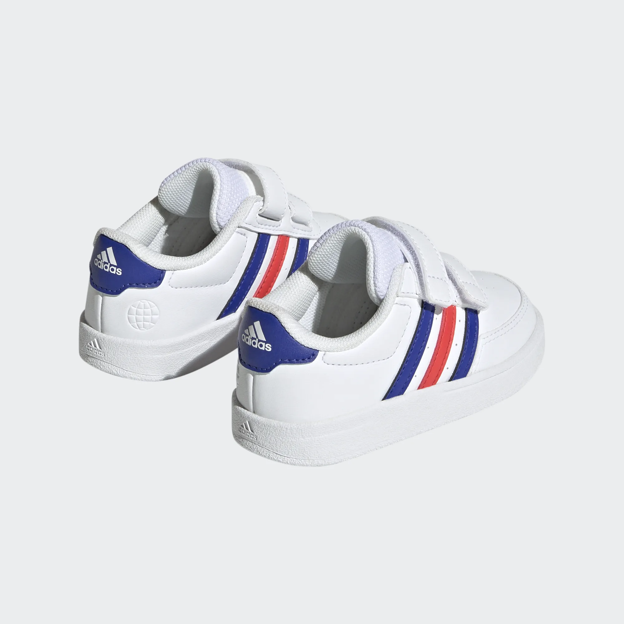 CHAUSSURES BREAKNET ADIDAS BEBE BLANC BLEU ROUGE ADIDAS