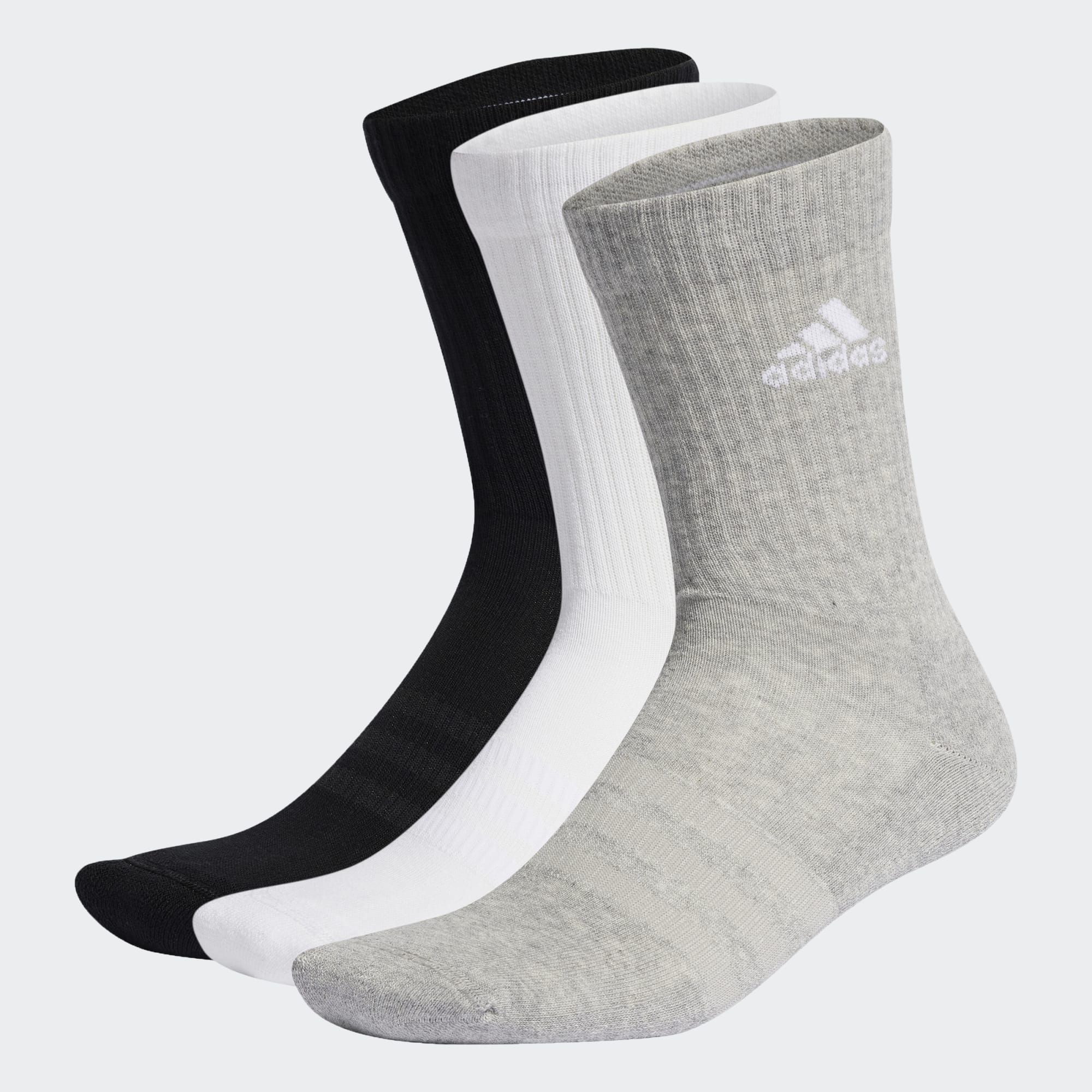 adidas CHAUSSETTES HOMME GRIS/BLANC/NOIR 