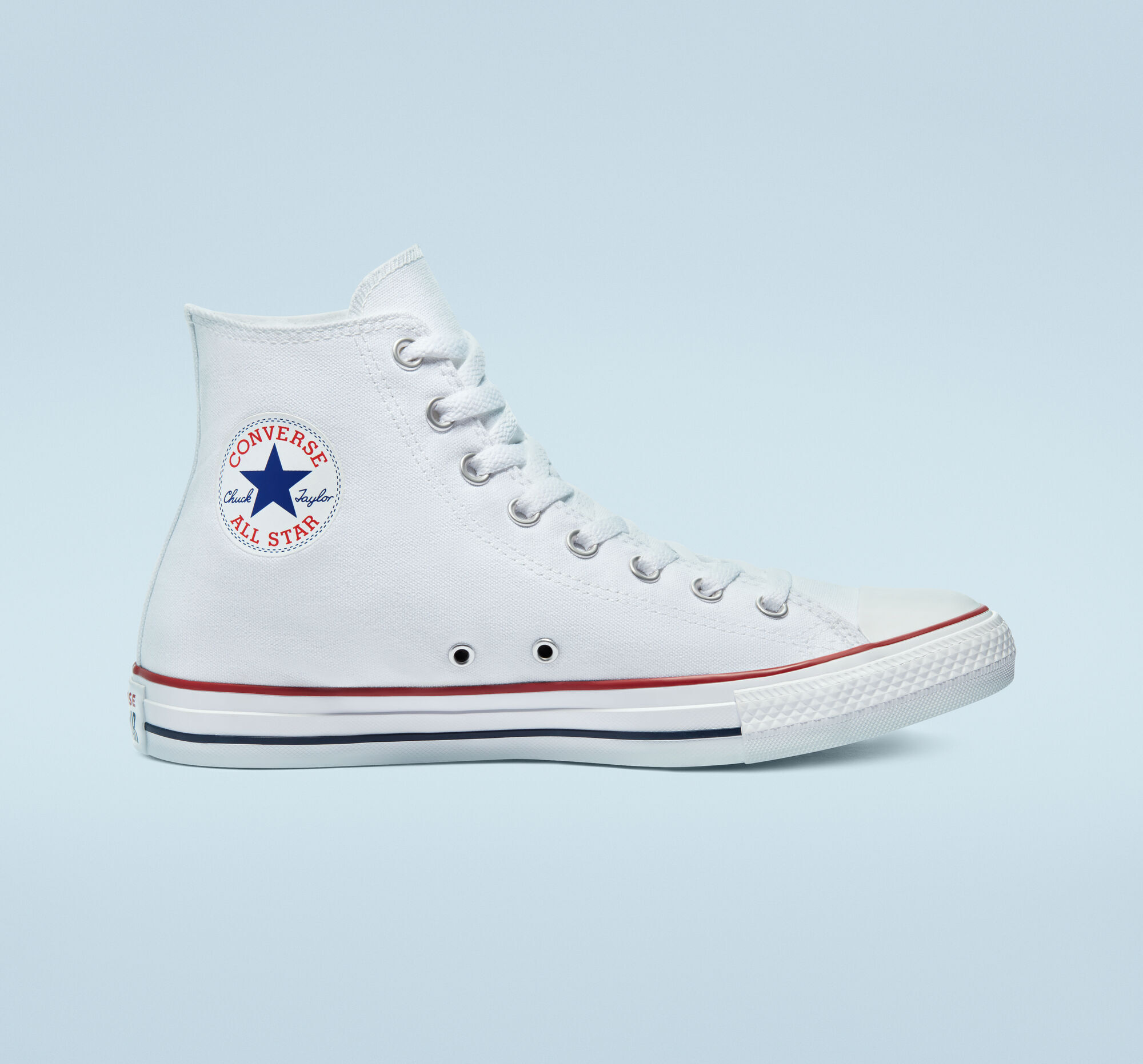 All star blanche montante outlet