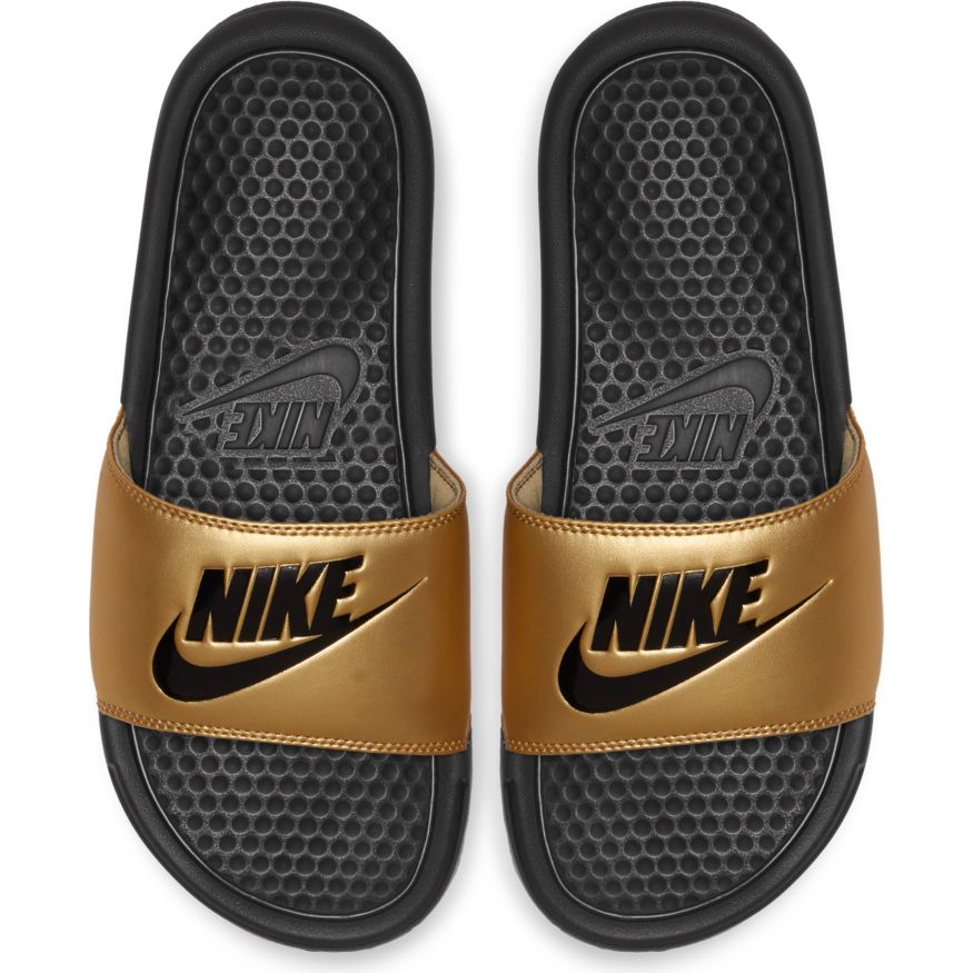  Nike Benassi Just Do It  noir gold SportPalais com