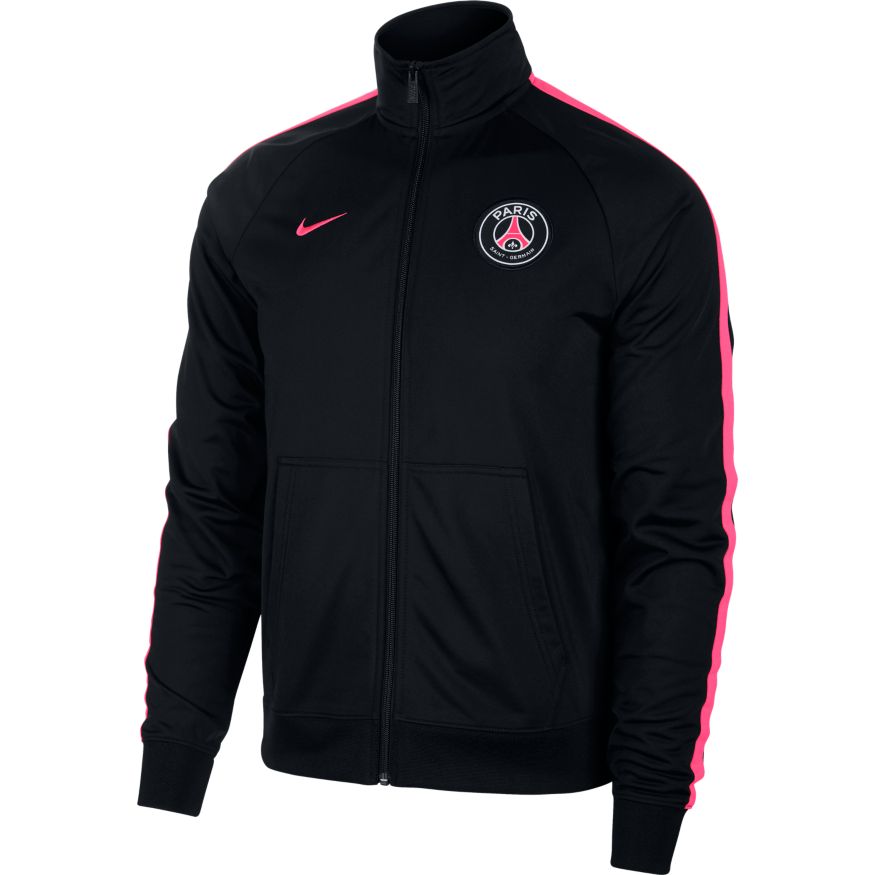 Nike veste psg pour homme BLACK/HYPER PINK/HYPER PINK - SportPalais.com