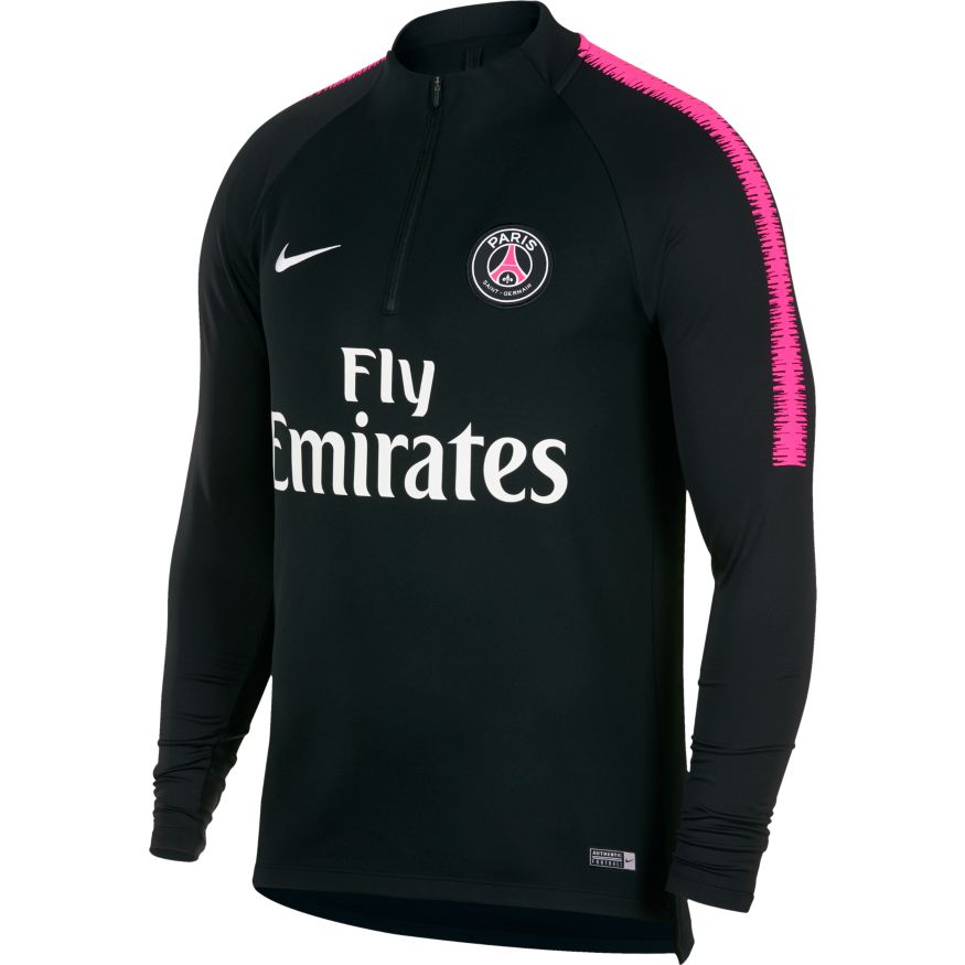 Nike Top Paris Saint-Germain BLACK/BLACK/HYPER PINK/WHITE - SportPalais.com