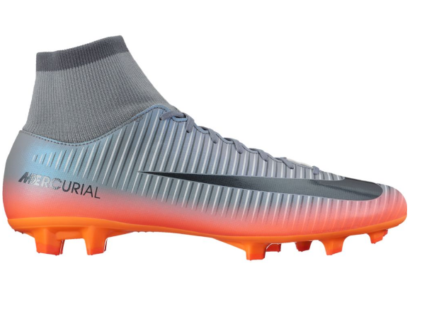 nike mercurial grey and orange