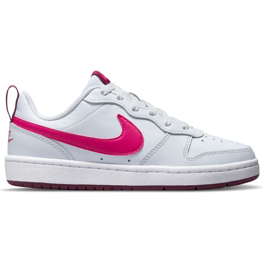 Nike Court Borough Low 2 (GS) BLANC/ROSE - SportPalais.com