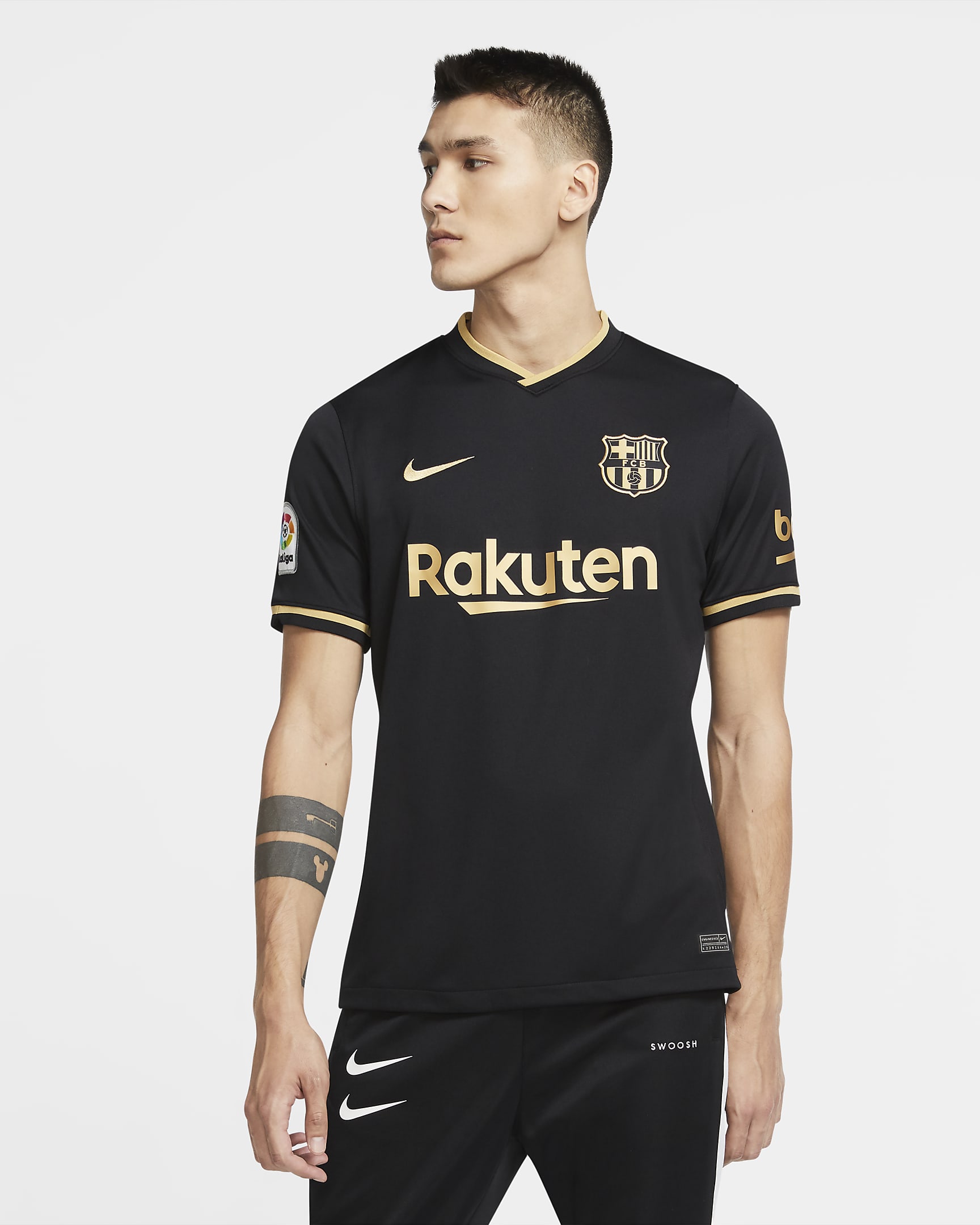 maillot barcelone noir et or