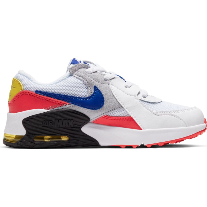 Nike Air Max Excee pour enfant WHITE/HYPER BLUE-BRIGHT CACTUS-TRACK RED ...