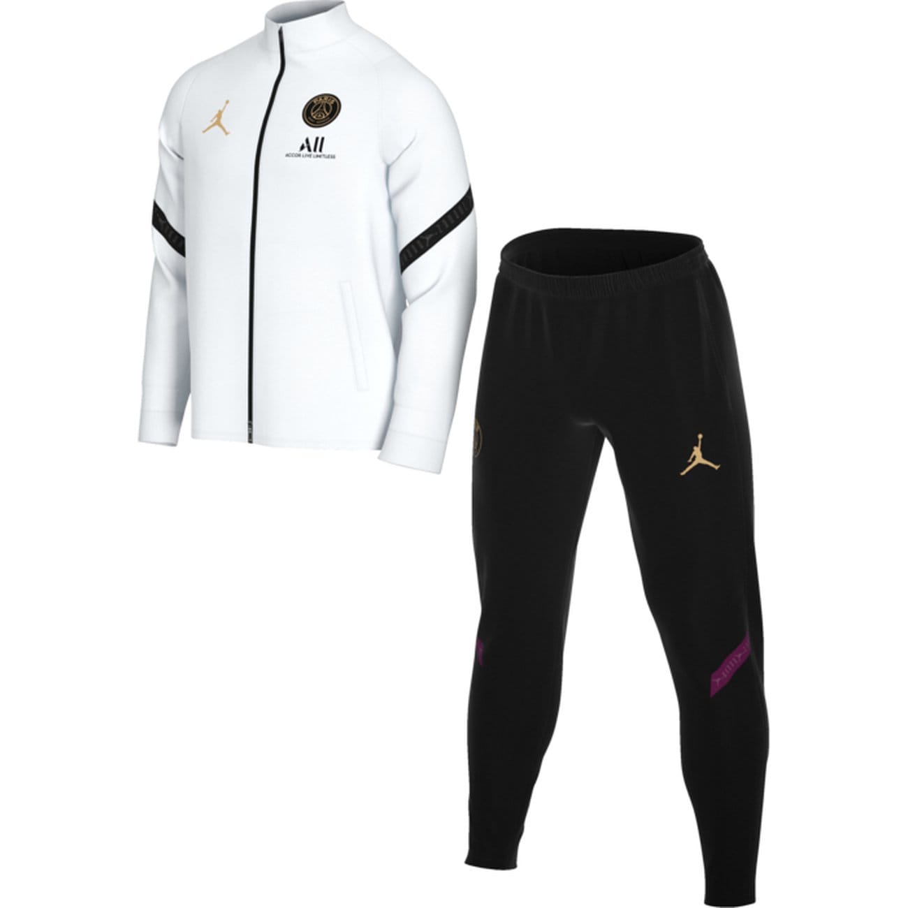 Nike survetement psg saison:2020-2021 noir/blanc 