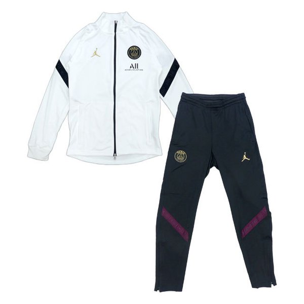 Nike ENSENMBLE PSG POUR ENFANT /2020-2021 BLANC/NOIR/OR