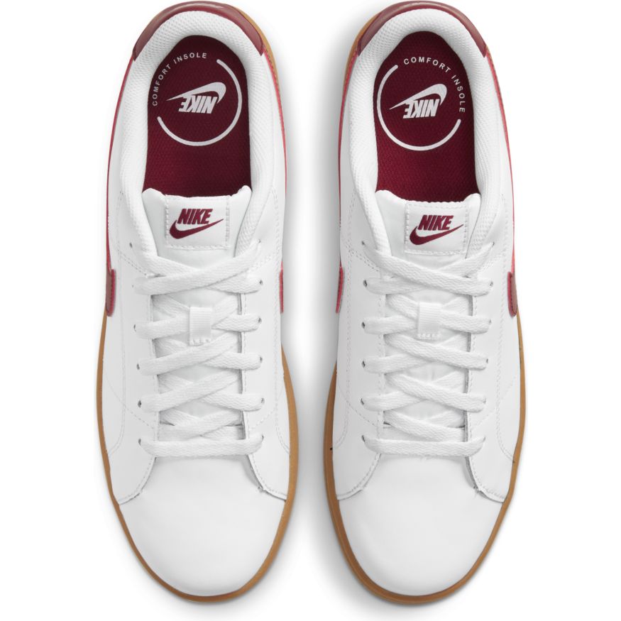 Nike court royale online blanche et rouge