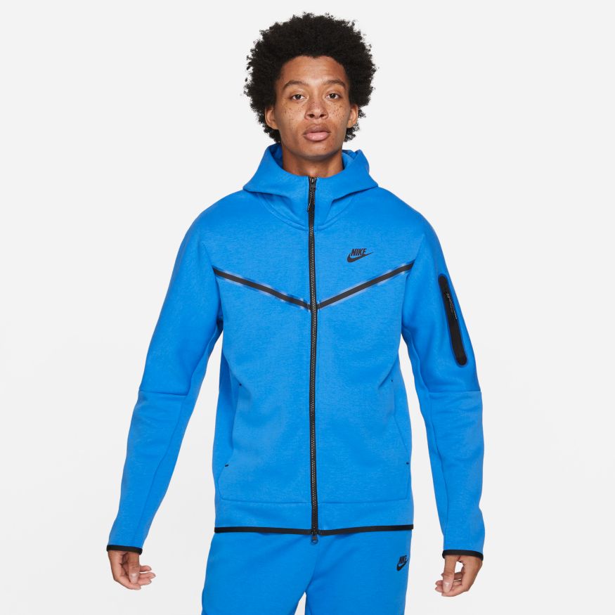 gilet nike tech fleece bleu