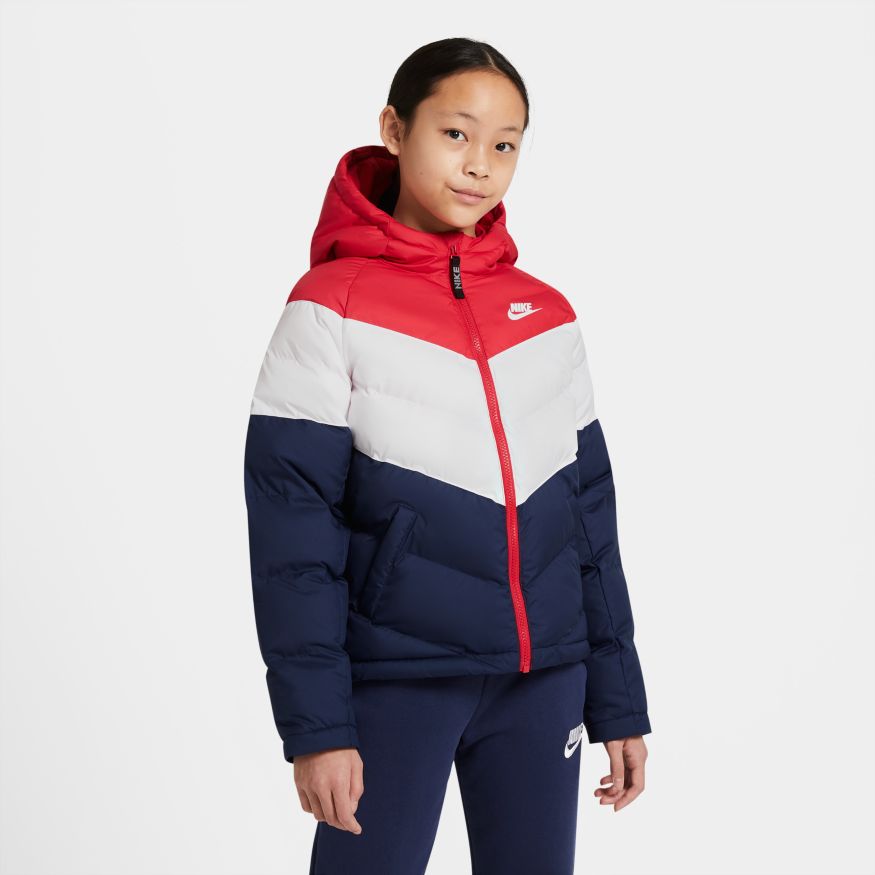 Nike doudoune enfant BLANC/BLEU/ROUGE