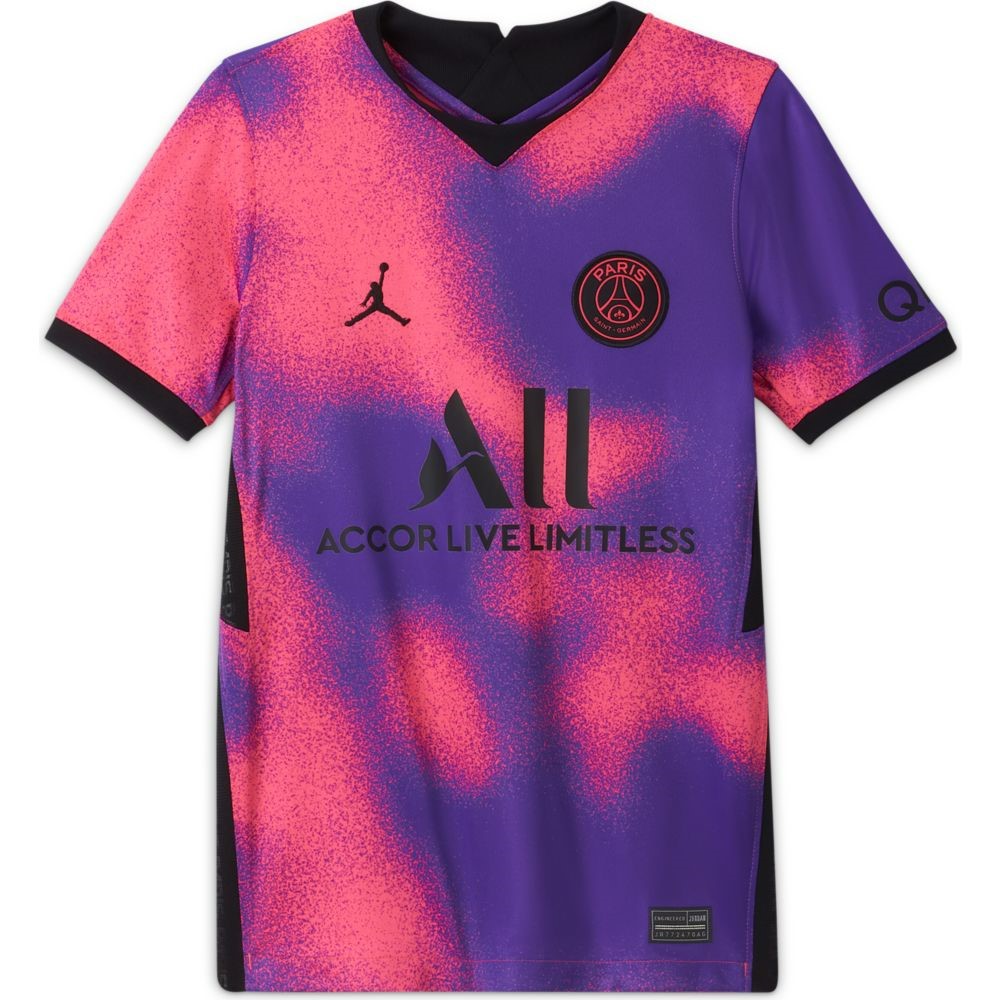 psg maillot noir rose