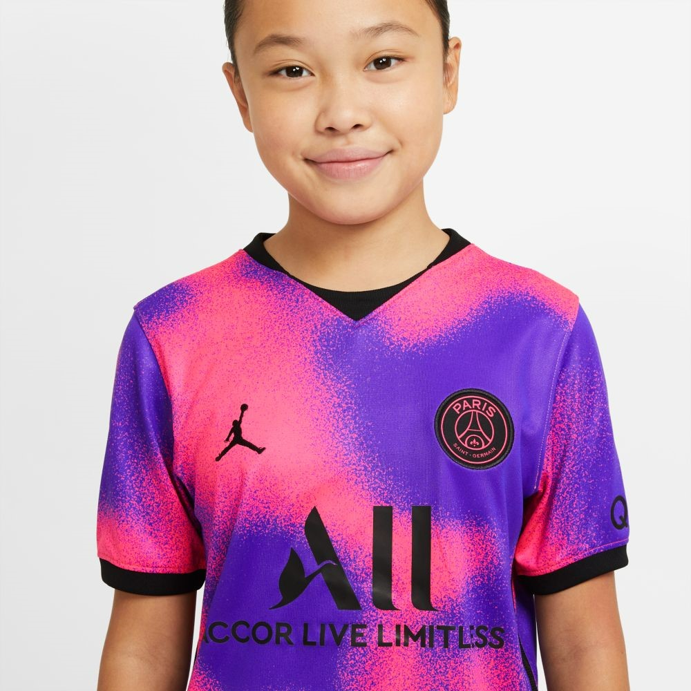 Nike Maillot PSG Junior Rose/Noir 