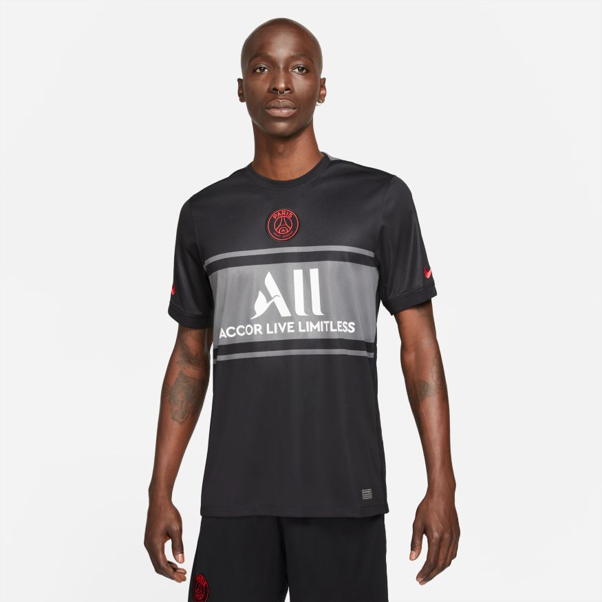 Nike MAILLOT PSG SAISON 2020-2021 BORDEAUX/NOIR/BLANC 