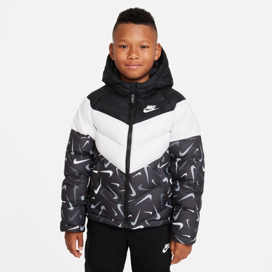 Nike doudoune enfant NOIR/BLANC