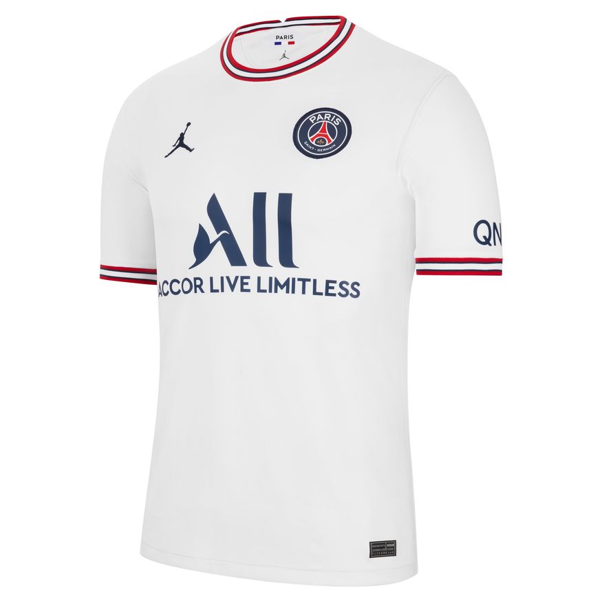 Nike MAILLOT PSG SAISON:2021/22 BLANC/BLEU ROUGE 