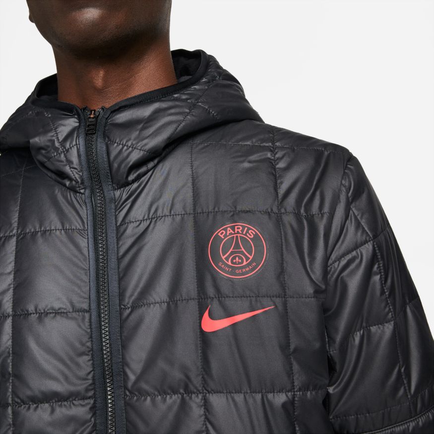 Doudoune psg noir et rouge best sale