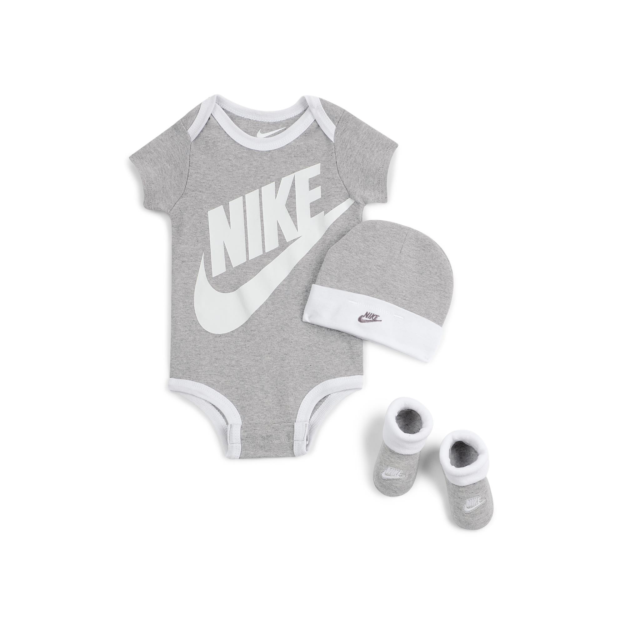 Nike ENSEMBLE POUR BEBE GRIS BLANC
