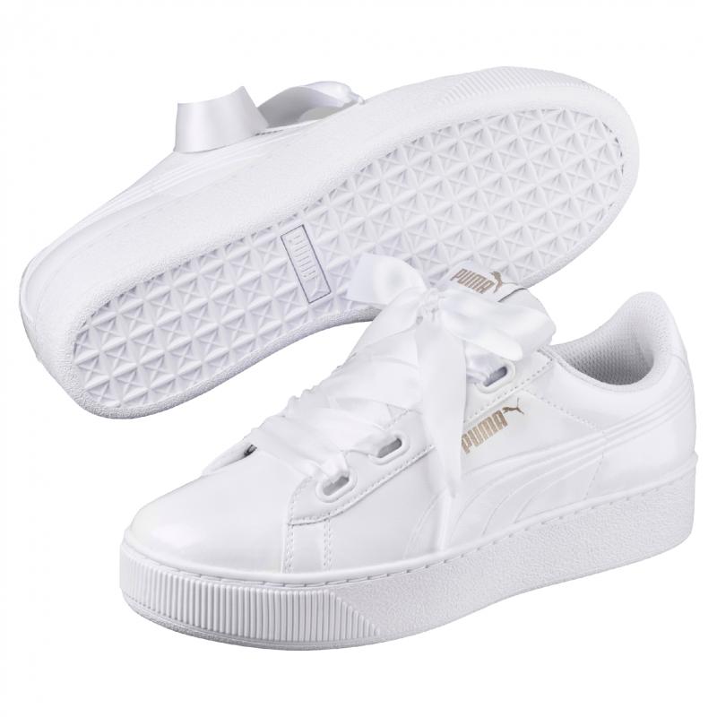 puma vikky plateforme blanche